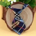 Plaid tie for kids and pets, stylish tartan necktie accessory for party performance wear. - Classic Plaid (LD-CW30)