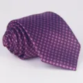 Men purple jacquard business tie 8cm fashion formal wear wedding necktie stylish design - Purple Geometric (24)
