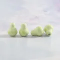 Perline di ceramica verde chiaro a forma di zucca fai da te braccialetto collana accessori - Verde giallastro (Pezzo singolo)