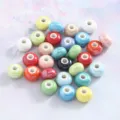 Colorful ceramic beads abacus shape spacer loose beads for DIY handmade jewelry bracelets making - Glossy Small Abacus Beads, Mixed Colors