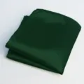 Pañuelo de bolsillo verde oscuro para hombre, elegante pañuelo de traje boda tacto seda. - Verde Oscuro