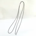 Cordon elastico redondo marron cafe de 1.2mm para abalorios y fabricacion de joyas - 100cm / Café