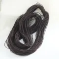 Cordón elástico marrón de 1,2 mm para pulseras de cuentas DIY y creación de joyería artesanal. - 100m / Café