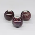 Perles en ceramique a grand trou de 16mm pour bijoux DIY faits a la main collier bracelet. - Rouge Pourpre Concubine Ivre