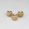 12mm leopard crackle glaze ceramic beads diy loose beads for handmade bracelet jewelry making - 12mm (3.0mm Hole) / Flower Glaze Coffee White