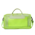 Large capacity PVC mesh travel duffel bag waterproof beach sports gym bag for outdoor use - Fluorescent Green