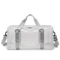 Transparente PVC Netz Reisetasche wasserdichte Outdoor Fitness Sport Duffel Tasche. - Grau