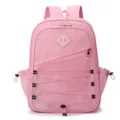 Rosa Netz Rucksack für Schule Strand Urlaub, große Kapazität schnelltrocknende Sporttasche. - Rosa