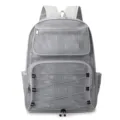 Grauer Mesh Rucksack Freizeit Strand Sport Große Kapazität Leichter Atmungsaktiver Tagesrucksack - Grau