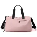 Rosa Sporttasche fur Damen und Herren, wasserdichte Fitness Reisetasche mit Nassfach. - Rosa