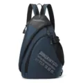 Multifunktionaler Rucksack Brusttasche leicht Outdoor Wandern Freizeit blau Daypack - Blau