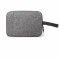 Grey fabric toiletry storage bag portable travel pouch organizer with handle dimensions - Matching Toiletry Bag - Grey