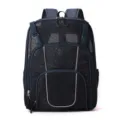 Dark blue breathable mesh backpack for sports outdoor multifunctional daily use bag. - Blue