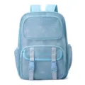 Sac a dos en maille bleu pour voyage plage et ecole grande capacite design creux - 6716 - Bleu