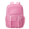 Sac a dos en maille rose grande capacite cartable respirant sac de voyage de plage rose - 6716 - Rose
