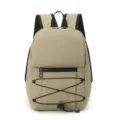 Leichter Nylon Freizeit Rucksack fuer Outdoor Wandern und taeglichen Gebrauch in khaki. - Khaki