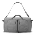 Bolsa de viaje gris de gran capacidad, bolsa deportiva de fitness con correa ajustable - Gris