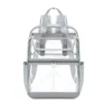 Clear Transparent PVC Backpack Waterproof School Daypack Bag for Travel and Daily Use Grey - Travel Edition Grey