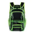 Clear PVC backpack for concerts and daily use, large capacity neon green transparent school bag - Trendy Contrast Green