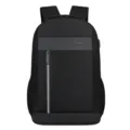 Schwarzer Business Laptop Rucksack für Herren, 15.6 Zoll Pendler USB Lade Schultertasche. - Blau