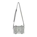 2D Cartoon Box Umhängetasche, Comic Stil Crossbody Tasche für Damen und Paare chic. - Silber