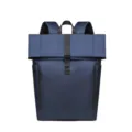 Blauer Roll-Top Rucksack Herren Business Freizeit Schulrucksack Wasserdichter Daypack - Blau