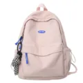 Rosa Schulrucksack fuer Maedchen, laessiger Freizeittaschen Rucksack mit grossem Fach. - Rosa