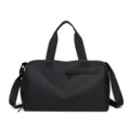 Schwarze wasserdichte Sporttasche Fitness Reisetasche Variante mit Nassfachtrennung. - Schwarz