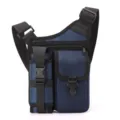 Blaue taktische Umhängetasche Mehrzweck Crossbody Tasche für Outdoor und Sportreise - Dunkelblau