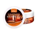 Cire a Polir le Cuir 138g Creme de Soin pour Sacs Chaussures Nettoyage et Entretien Pro - Blanc
