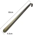 Edelstahl langer Schuhlöffel 80cm tragbarer Metall Schuhlöffel stabiler Griff - Haken / 70cm / Burst Gold