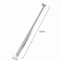 Stainless steel long shoe horn metal shoe lifter durable professional shoe helper tool - 52cm Stainless Steel Curved Shoehorn