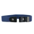 Cinturón elástico invisible de mujer sin hebilla ajustable correa de cintura stretch práctica. - Azul
