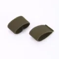 Boucles de ceinture élastiques olive sangles tactiques en nylon passants de rechange - Vert Militaire