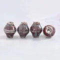 Jingdezhen ceramic conch beads DIY jewelry accessories necklace loose bead variant. - Guifei Style (Random Reactive Glaze Color)