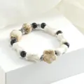 New Chinese ethnic style ceramic beaded bracelet single circle handmade jewelry accessory item - Xi Yao