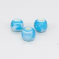 10mm ceramic glazed loose beads for DIY jewelry making, handmade bracelets necklaces. - 10mm Splashed Glaze, 2.8mm Hole / Blue Splashed White