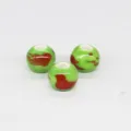 10mm ceramic splash glaze loose beads diy jewelry accessories bracelet making crafts - 10mm Splashed Glaze, 2.8mm Hole / Green Splashed Red