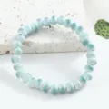 Bracelet de perles en ceramique verte cercle simple style minimalista bijoux mode item. - Vert saule CS