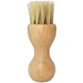 Brosse chaussures bois de hêtre poils naturels pour l'entretien du cuir, polissage et dépoussiérage. - Brosse en Forme de Gourde Naturel A-107