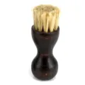 Brosse à chaussures en bois en forme de gourde avec poils naturels pour cirage et dépoussiérage. - Brosse en Forme de Gourde Marron Noir A-108