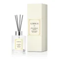 Set diffusore di aromi al tè bianco con flacone di olio essenziale da 150ml e bastoncini neri. - Tè bianco