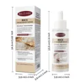 MEJISOO rice exfoliation facial serum 80ml with niacinamide for smooth and radiant skin. - Large Beige