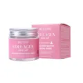 Rosa Kollagen Biotin Gesichtsmaske Tiegel 60g Tag und Nacht Feuchtigkeitspflege Pro - 60.00g