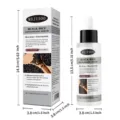 Black rice facial serum with rice bran and niacinamide for smooth skin 80ml - Black Beige