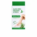 Aloe vera harsstrips haarverwijdering kit voor gladde benen en armen 20 stuks pak - Groot + Klein Set