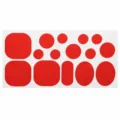 Self-adhesive down jacket repair patch waterproof nylon fabric patch clothing hole sticker. - 3. Bright Red