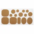 Self-adhesive repair patches camel color fabric down jacket clothes sticker 20x10cm - 4. Camel