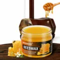 Natürliches Bienenwachs zur Holzpflege und Tiefennährung für neuen Glanz und Schutz. - Englisches Bienenwachs Plastikbox / 82g