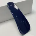 Dark Blue Plastic Shoehorn with Hanging Hole Portable Shoe Lifter for Daily Home Use - Navy Blue